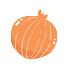 Onion Vegetable 2D Illustration