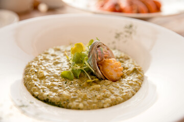 Restaurant's Fresh and Delicious Abalone Porridge