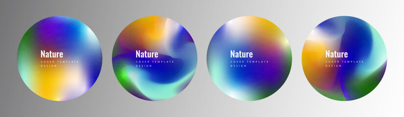 Abstract blur colored background. Decorative background for design brochure banners. Vector