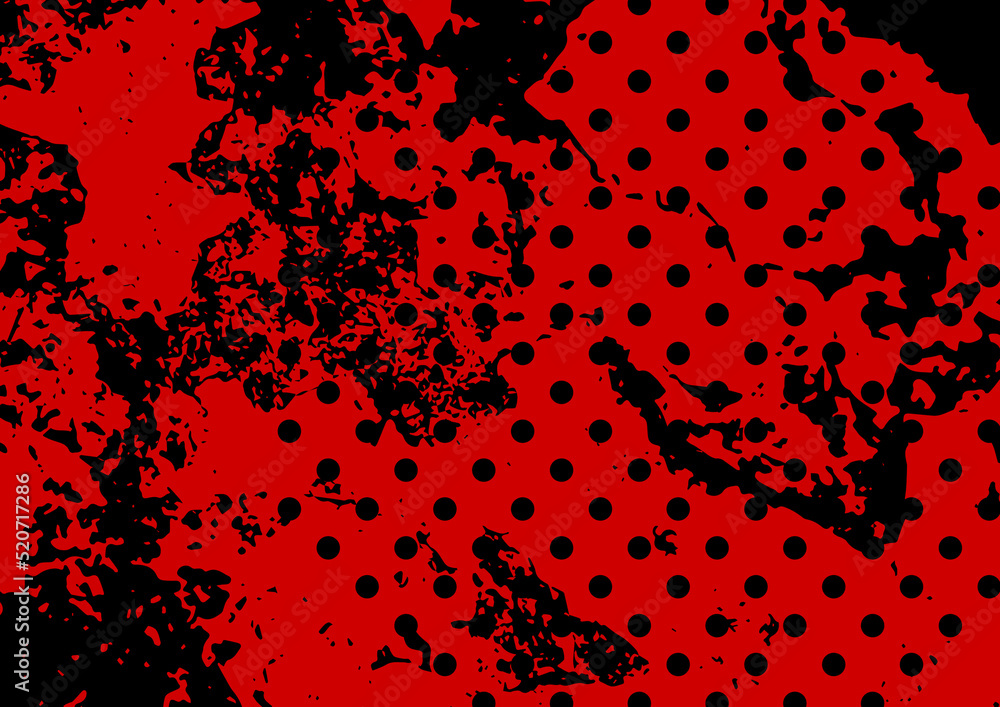 Poster random spotted abstract background effect, many dots. simple design. vector