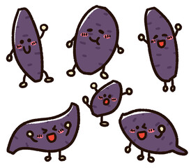 不揃いサツマイモのキャラクター