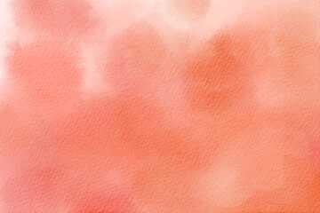 Fototapeta premium Red orange watercolor background