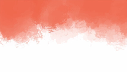 Orange watercolor background for your design, watercolor background concept, vector.