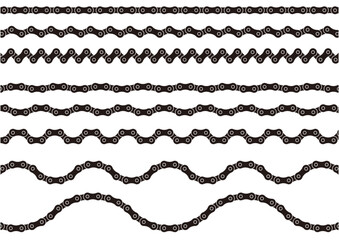 ローラーチェーンのイラスト素材集