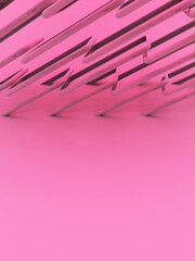 Abstract conceptual 3D background created out of phones.