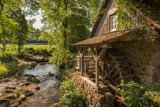 Old water mill in the Black Forest, Ottenh&ouml;fen, Baden-W&uuml;rttemberg, Germany