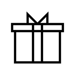 Gift box vector icon symbol design