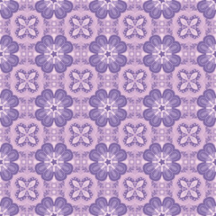 Seamless Background Retro Garden Nature Aboriginal Floral Damask Traditional Pattern Art