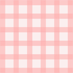 Pink and white color tone plaid Scottish seamless pattern. Texture from plaid, tablecloths, clothes, shirts, dresses, jackets, skirts, blankets, paper wrapping and textile products. Girly and feminine