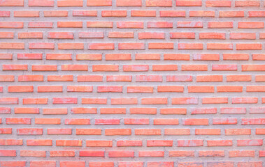 Obraz premium Orange and white brick wall texture background. Brickwork and stonework flooring interior.