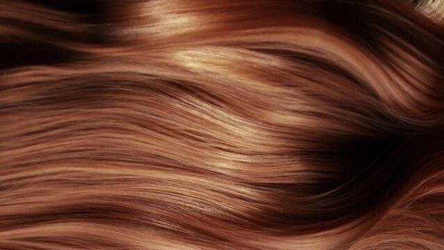 Super Slow Motion Shot of Waving Brown Hair at 1000 fps.