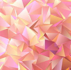 Abstract Low-Poly background. triangulated texture. Design 3d. Polygonal geometrical pattern. Triangular modern style