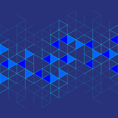 Abstract geometric background with triangle shape pattern