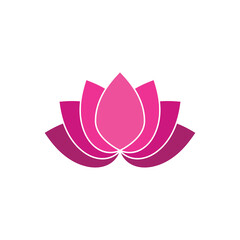 Beauty Vector lotus flowers design logo Template icon