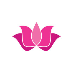 Beauty Vector lotus flowers design logo Template icon