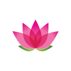 Beauty Vector lotus flowers design logo Template icon