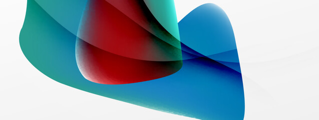 Abstract background. Fluid gradient color wave template for wallpaper, banner, background or landing