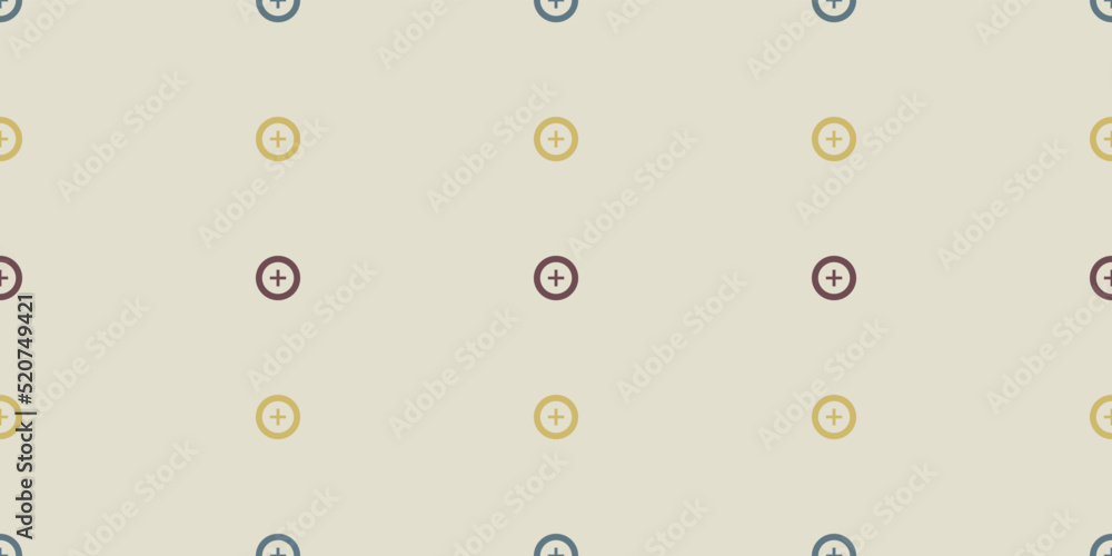 Poster abstract round simple symbols pattern on grey background design, pattern in editable vector format