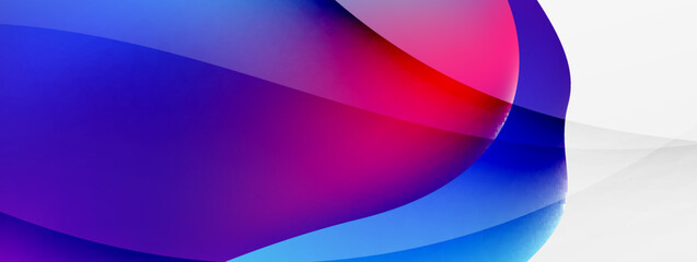 Abstract background. Fluid gradient color wave template for wallpaper, banner, background or landing