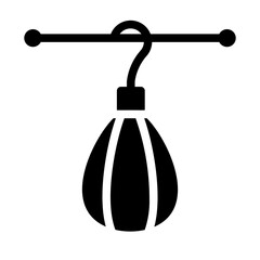 Punching Bag glyph icon