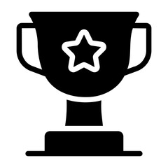 trophy glyph icon
