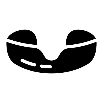 Gum Shield Glyph Icon