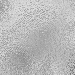 Vector shiny foil or silver metallic pattern. Texture of transparent, matte white and grey frosted glass, blur effect. Stained glass decorative background with glitter effect. Stock illustration