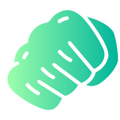 Punch gradient icon