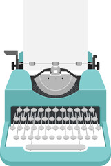 Vintage typewriter clip art