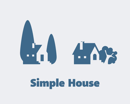 Simple House With Negative Space