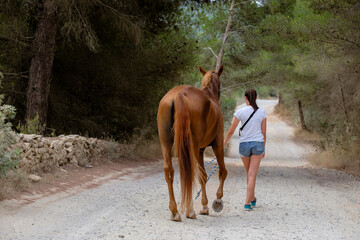 rutas a caballo, Can Mayans, Santa Gertrudis de Fruitera, Ibiza, balearic islands, Spain