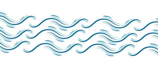 linee, acqua, onde, mare © xyz+