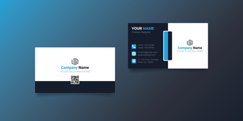 Naklejka na ściany i meble Creative Business Card Design. it's usable in business identity or any company. Also it will help you to represent yourself. 
