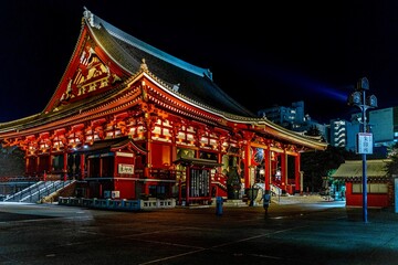 Fototapeta premium chinese temple at night