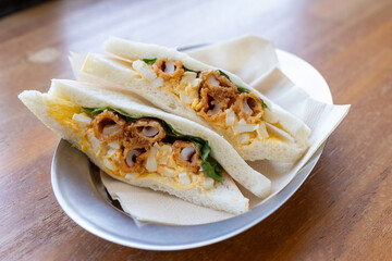 美味しそうなサンドイッチ
