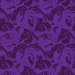 Heart shaped brush stroke seamless pattern design