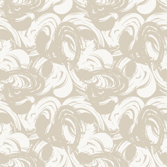 Heart shaped brush stroke seamless pattern design