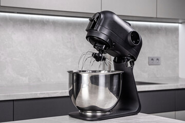 Planetary mixer, whisk and bowl, kitchen helper