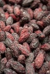 Dried dogwood background. Natural healthy product