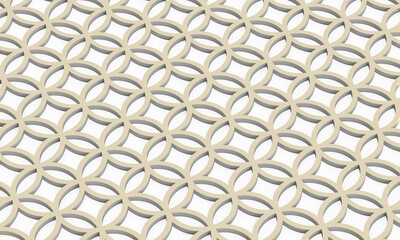 3d render, abstract white background, pattern of diamonds and patterns.