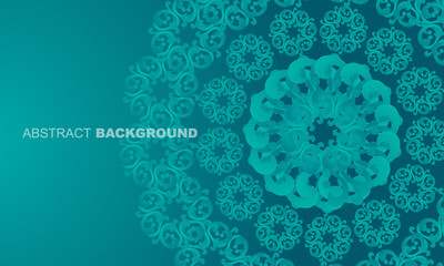 Circle lace ornament, round ornamental geometric doily pattern
