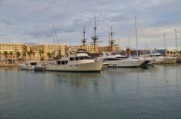 View of Alicante marina