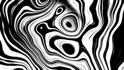 Various blurry blots.Motion.Black and white paint that spreads and makes up various patterns in animation.