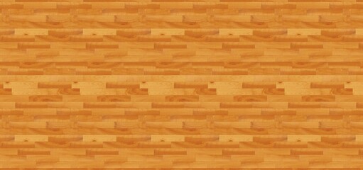 Obraz premium Seamless new wood plank brown parquet floor wall texture pattern for interior or background design. industry carpentry woodwork concept, 3D Rendering. 
