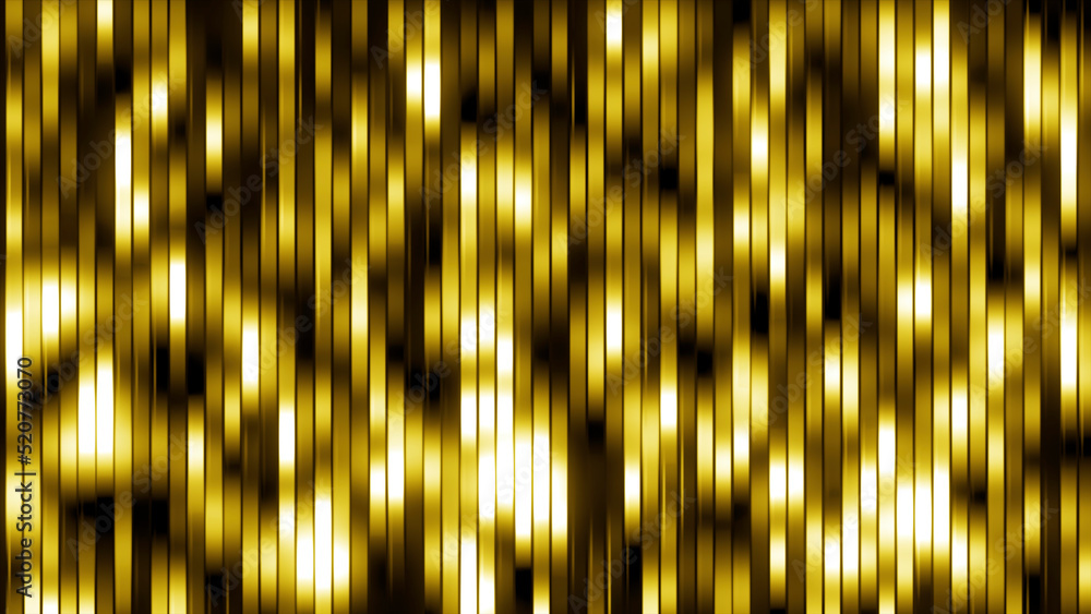 Aufkleber bright golden pixels. motion. small particles in abstraction that shine with different sides .