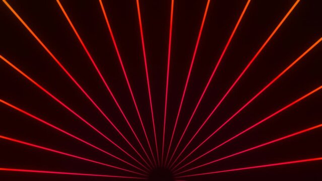 Strahlen - Loop - rote Lines