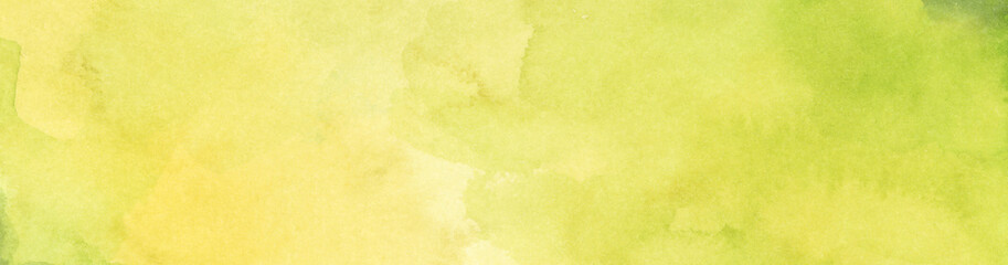 Green abstract watercolor texture background. Vintage grunge textured design on paper in summer or springtime.
