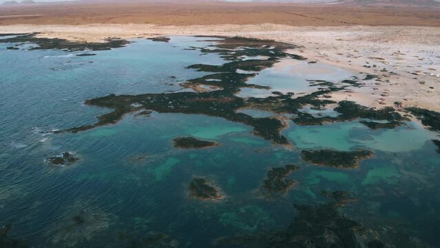 Lagos en El Cotillo , Fuerteventura.