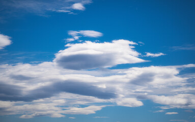 White cloud on blue sky in daylight