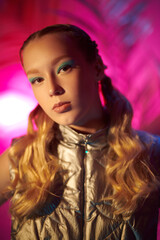 attractive blonde girl